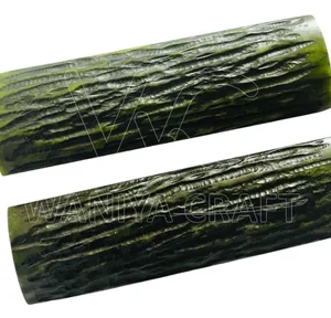 Dyed Green  Stag  Jigged Bone Scalea