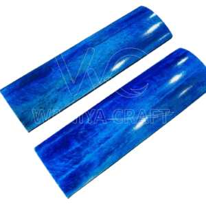 Denim Blue With White Cloud Shades Giraffe Bone Look Radius Scale
