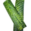 Dyed light Green Peach Jigged Bone scales - Image 2