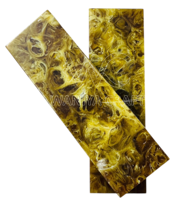 Acrylic Resin Yellow Amber Pearl Handles
