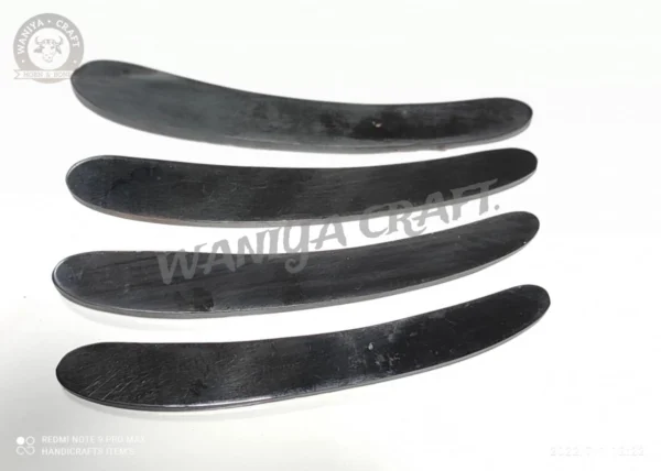 Horn Black Razor Handles
