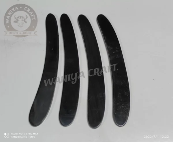 Horn Black Razor Handles