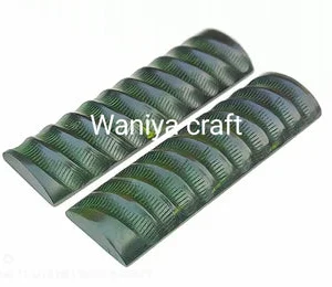 Buffalo Green  Impala Horn Scales